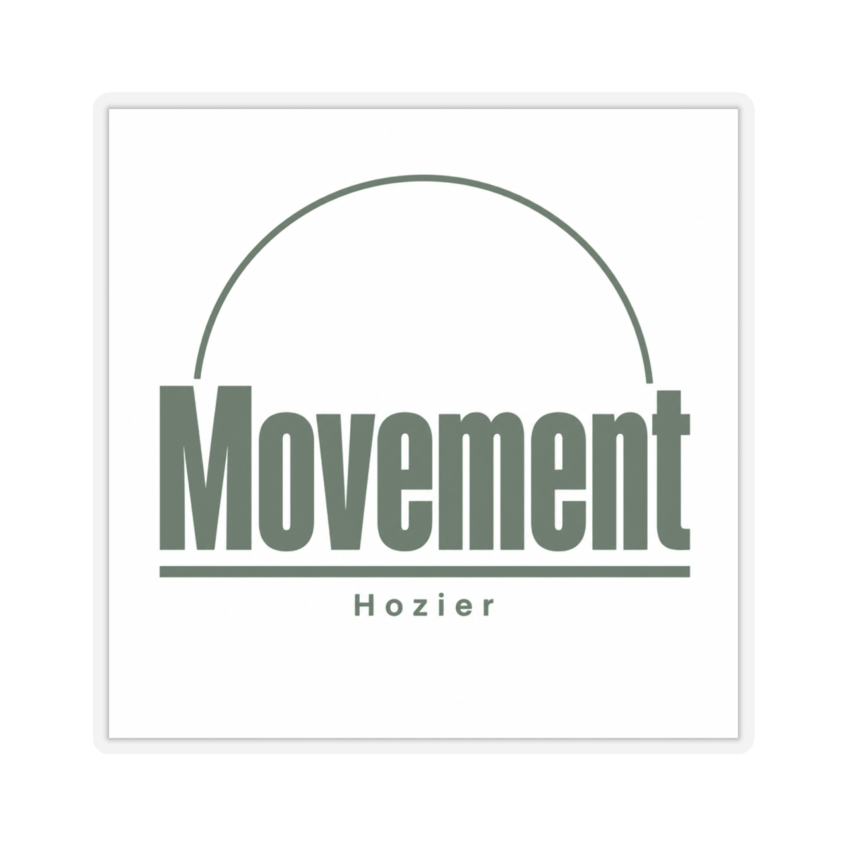 Hozier "Movement" Sticker