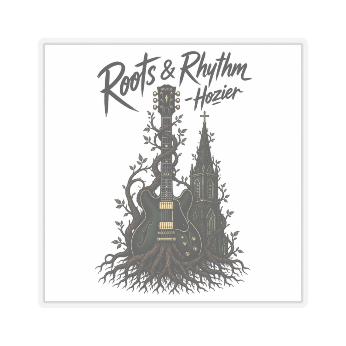 Hozier Steeple Sticker - alternate angle 4, merchandise