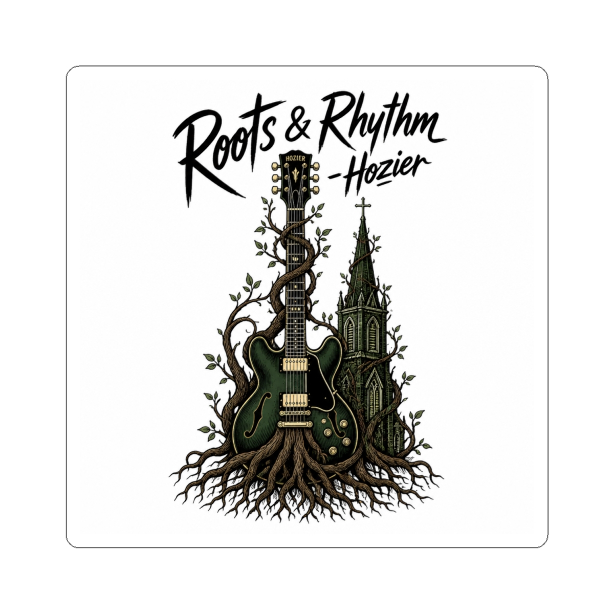 Hozier Steeple Sticker - alternate angle 5, merchandise