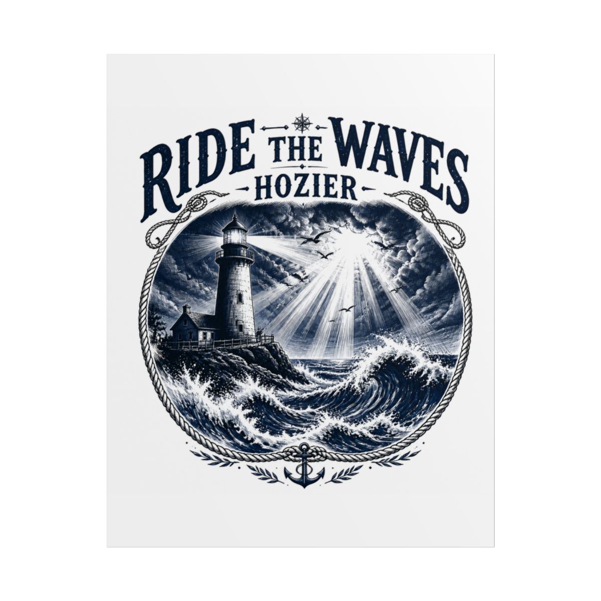 Hozier "Ride the Waves - Hozier" Poster - alternate angle 1, merchandise