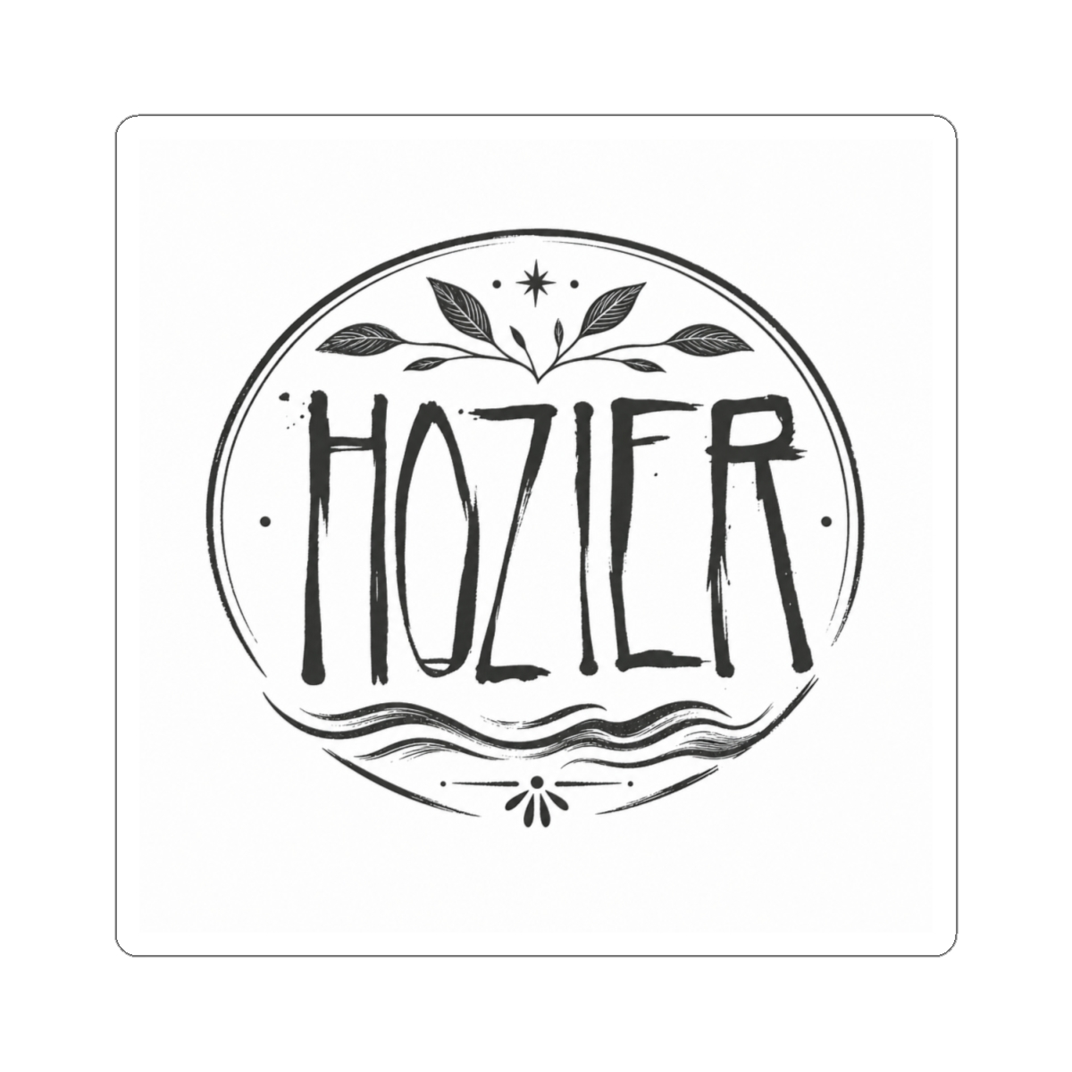 Hozier "Design 5" Sticker - alternate angle 2, merchandise