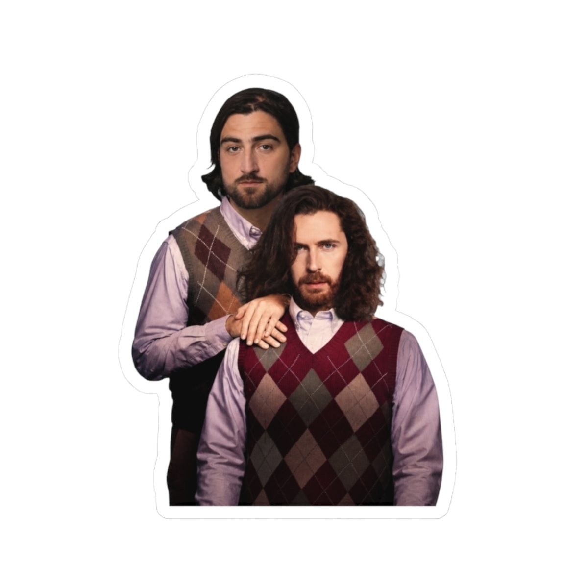 Hozier And Noah Kahan Step Brothers Sticker