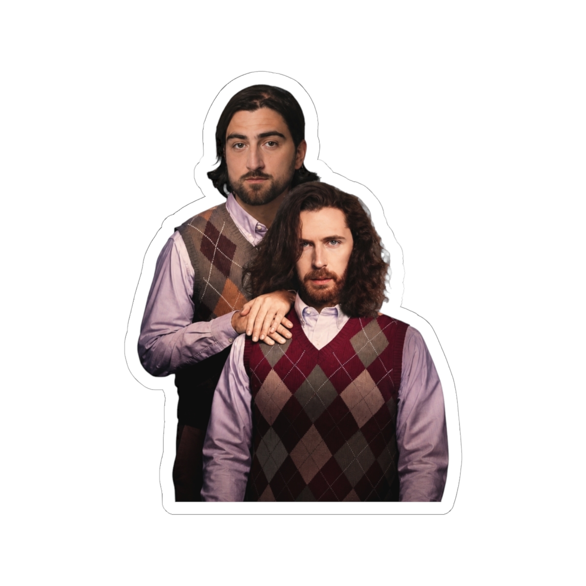 Hozier And Noah Kahan Step Brothers Sticker