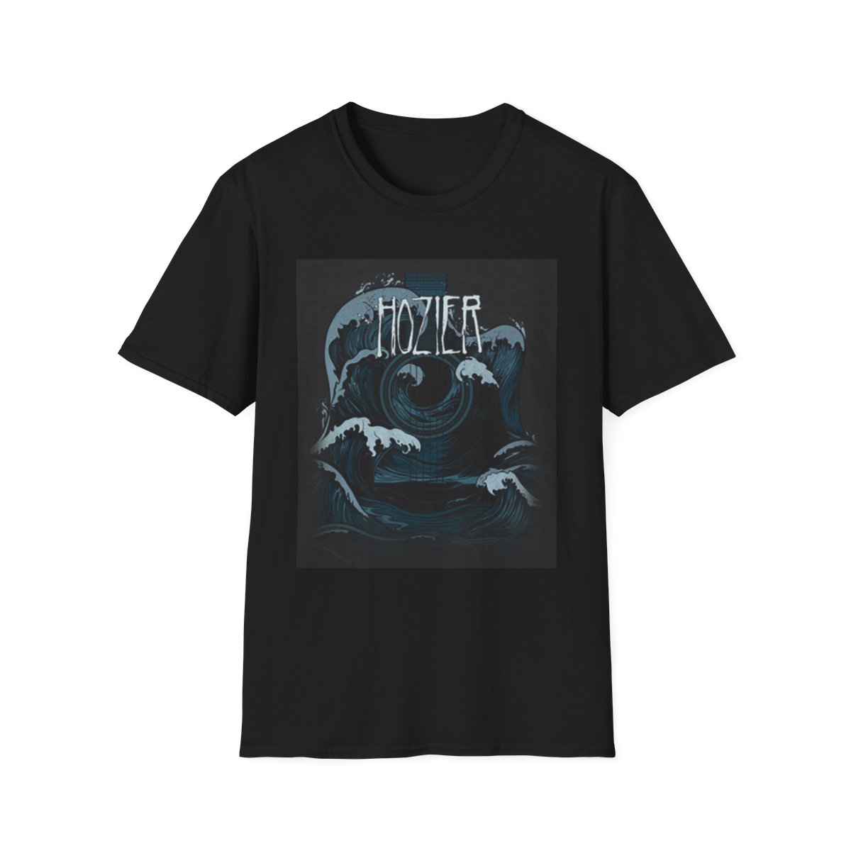 Hozier Wave Illustration T-Shirt | Band Art Tee | Hozier Merch
