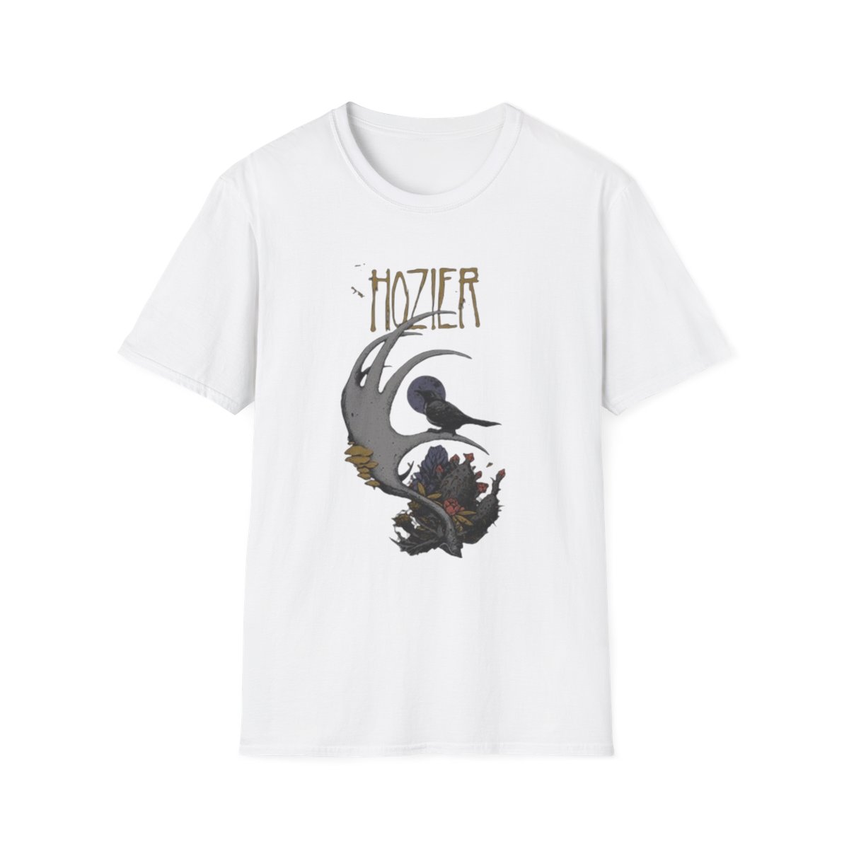Hozier Band Artwork T-Shirt | Crow Moon Illustration | Hozier Merch