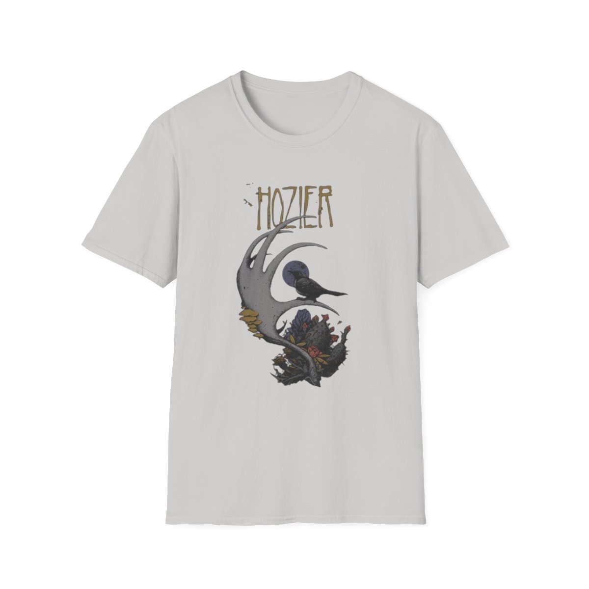 Hozier Band Artwork T-Shirt | Crow Moon Illustration | Hozier Merch - alternate angle 3, merchandise