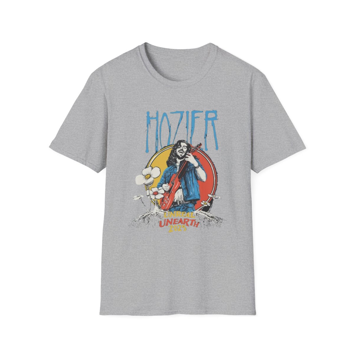 Hozier Band Artwork T-Shirt | Concert Tee, Music Graphic Shirt | Hozier Merch - alternate angle 4, merchandise