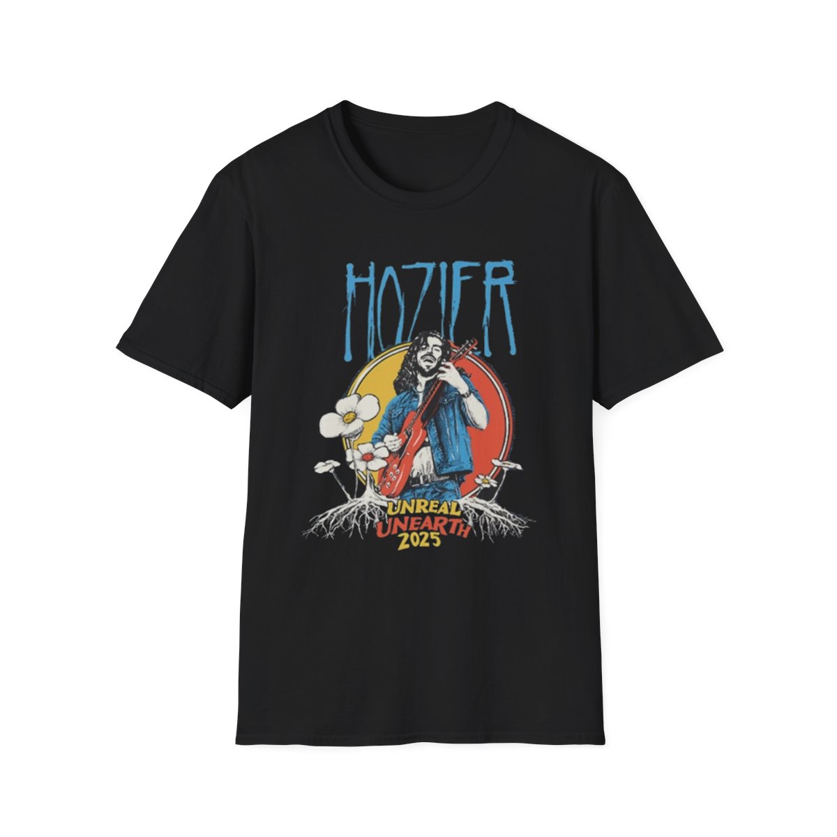 Hozier Band Artwork T-Shirt | Concert Tee, Music Graphic Shirt | Hozier Merch - alternate angle 2, merchandise