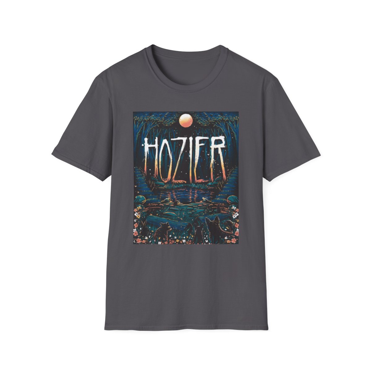 Hozier Album Art T-Shirt | Music Band Tee, Indie Folk Concert Shirt | Hozier Merch - alternate angle 4, merchandise