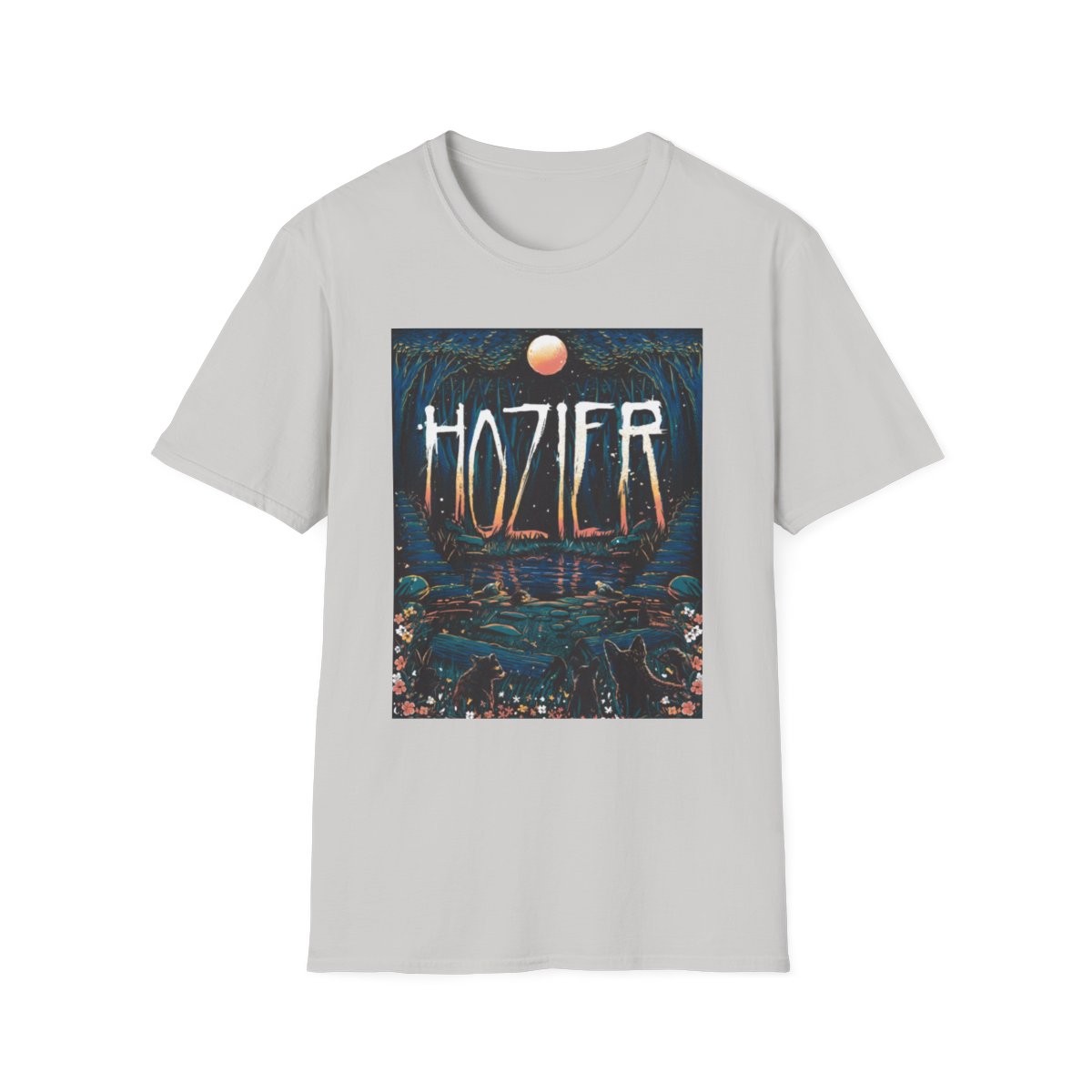 Hozier Album Art T-Shirt | Music Band Tee, Indie Folk Concert Shirt | Hozier Merch - alternate angle 2, merchandise