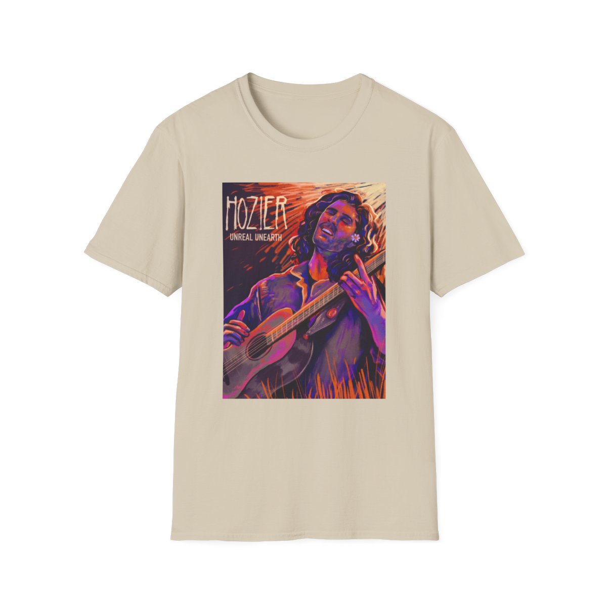 Hozier portrait shirt | T-Shirt, Unreal Unearth album art | Hozier Merch